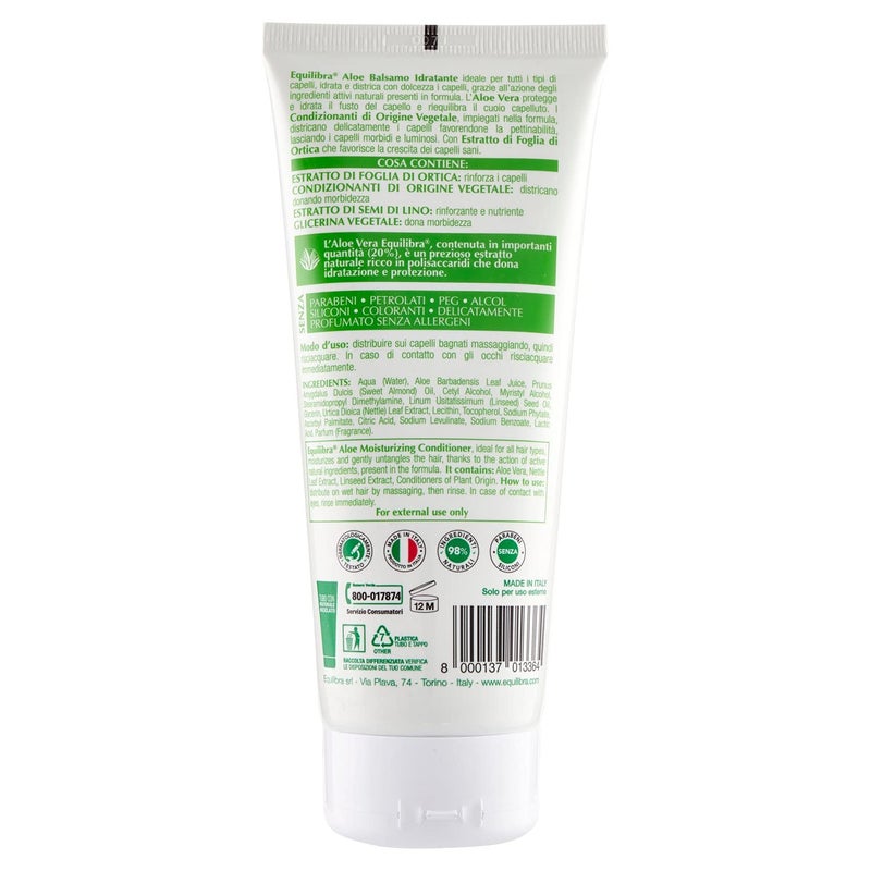 Equilibra Aloe Moisturizing Balm, 200 ml (Pack of 1) - Image 3